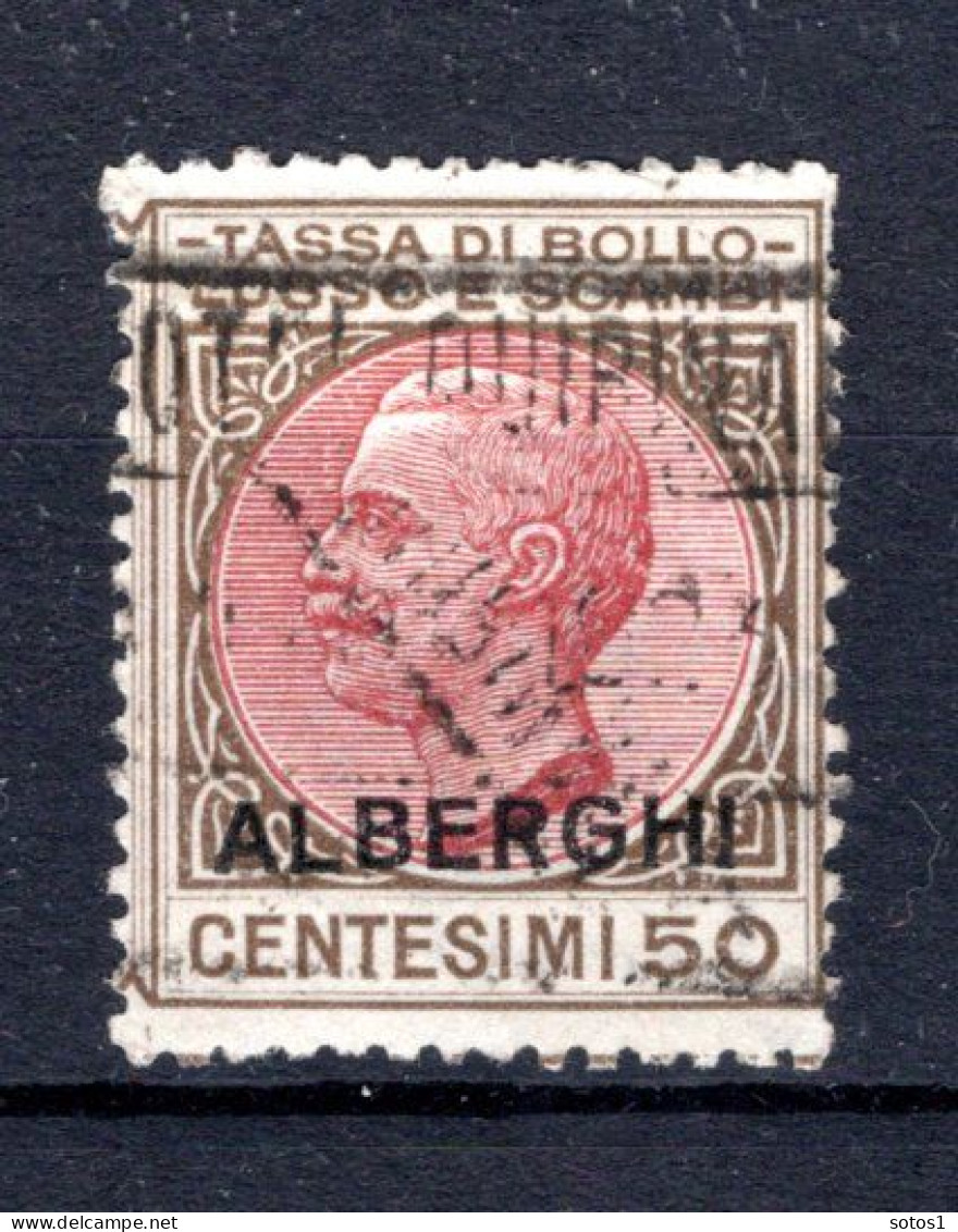 ITALIE Revenue Stamps Fiscal - Tassa Di Bollo - Lusso E Scambi - Alberghi 50c - Revenue Stamps