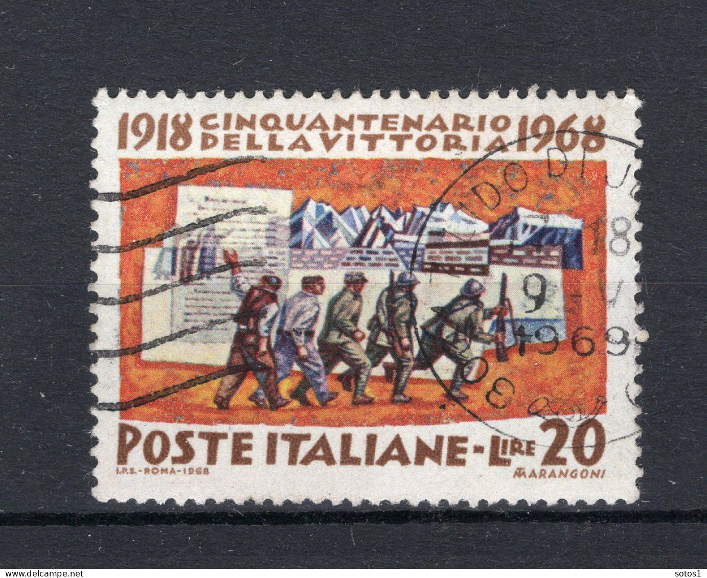 ITALIE Yt. 1022° Gestempeld 1968 - 1961-70: Oblitérés