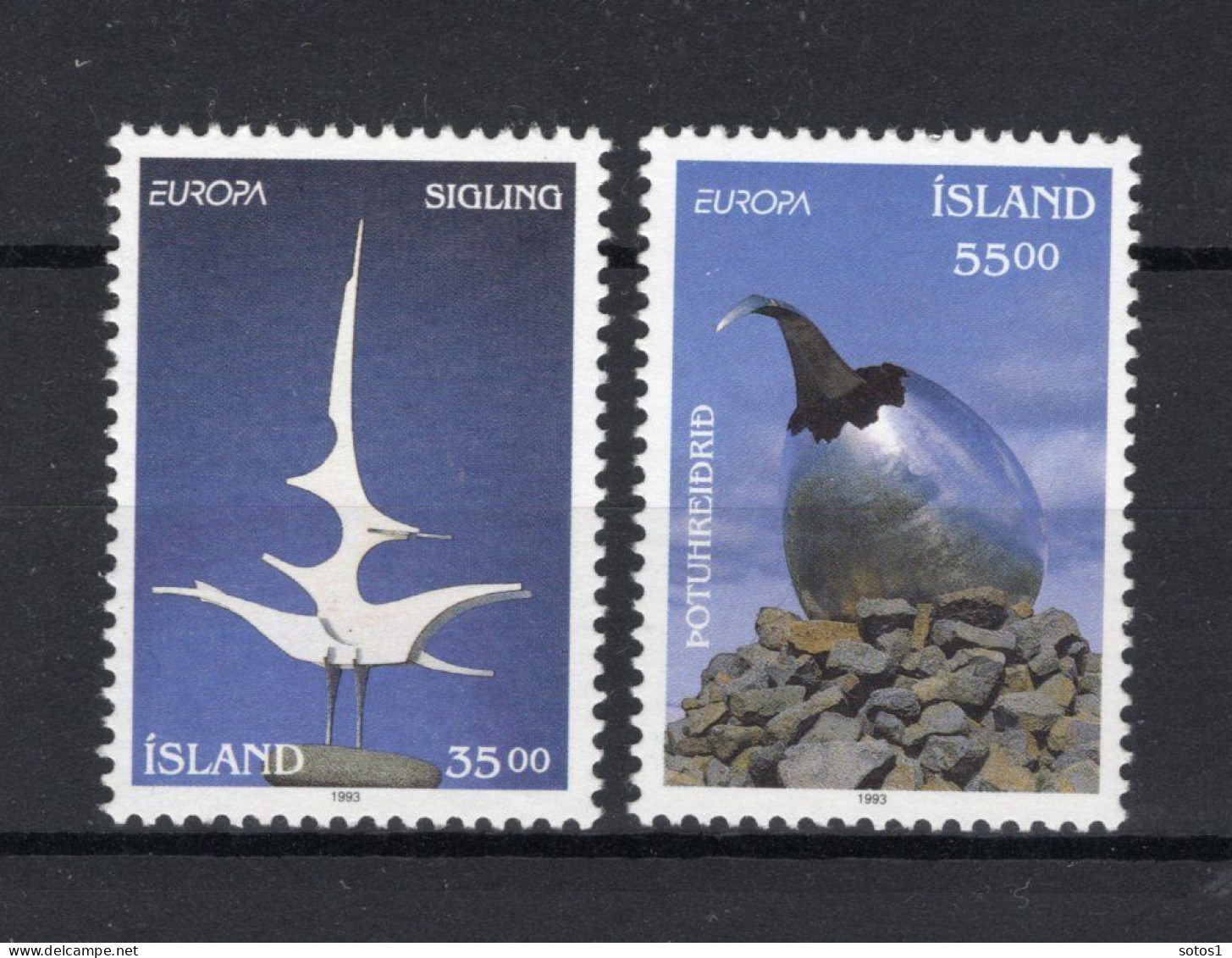 IJSLAND Yt. 739/740 MNH 1993 - Unused Stamps