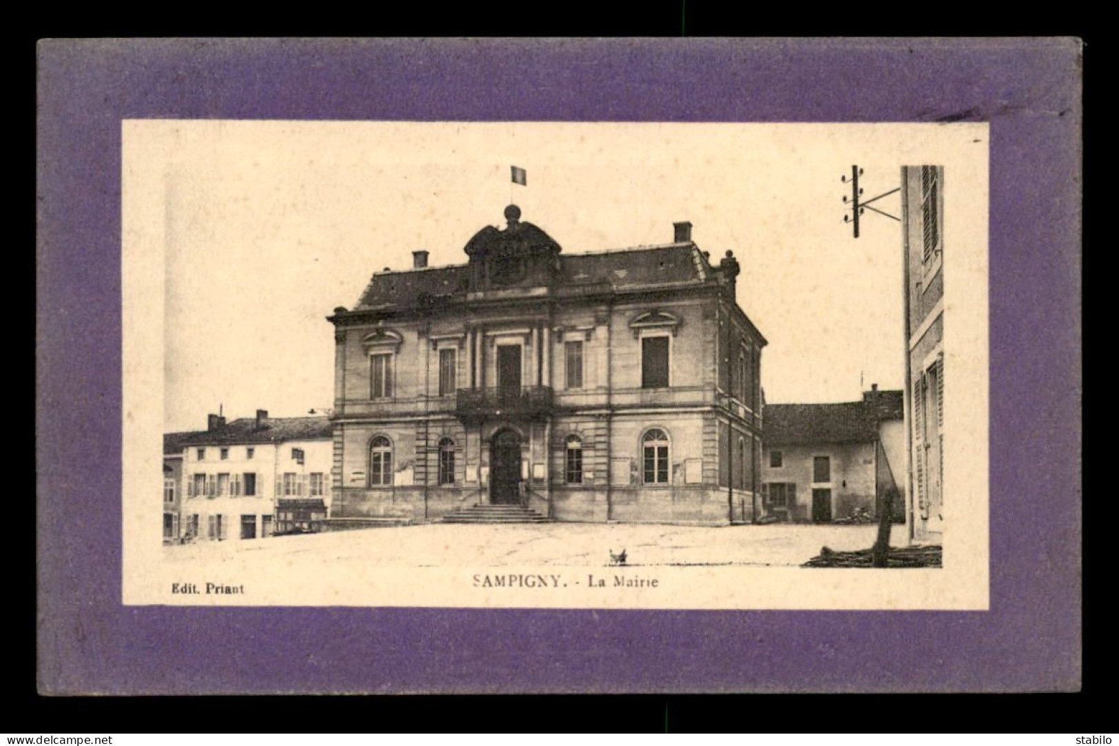 55 - SAMPIGNY - LA MAIRIE - EDITEUR PRIANT - Autres & Non Classés