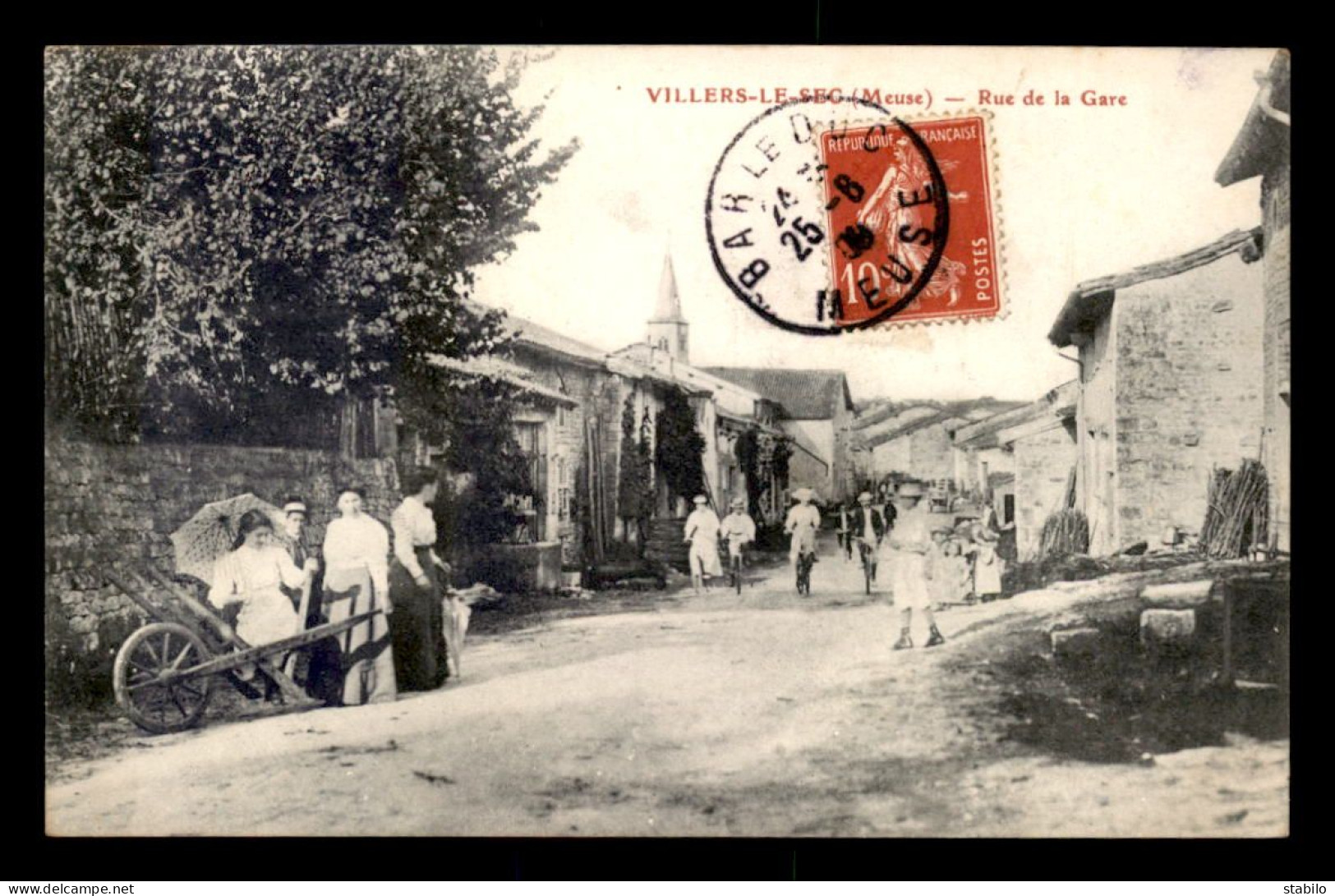 55 - VILLERS-LE-SEC - RUE DE LA GARE - SANS EDITEUR - Autres & Non Classés