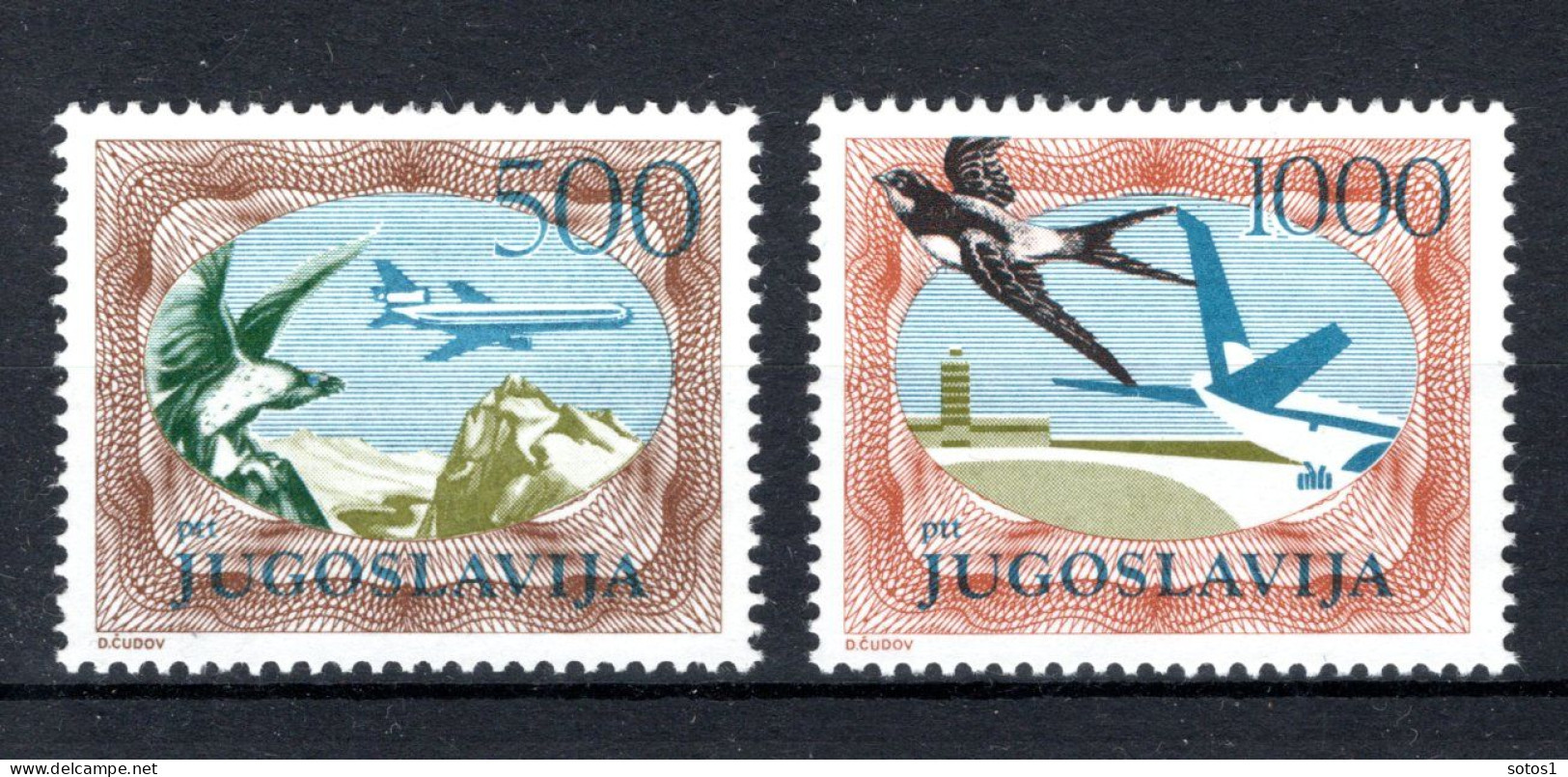 JOEGOSLAVIE Yt. PA59/60 MNH Luchtpost 1985 - Airmail