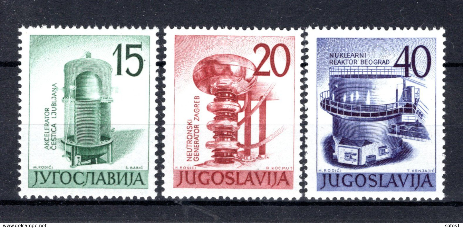 JOEGOSLAVIE Yt. 828/830 MNH 1960 - Nuevos