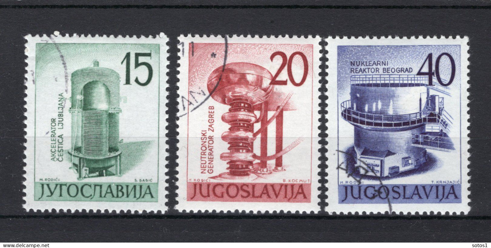 JOEGOSLAVIE Yt. 828/830° Gestempeld 1960 - Used Stamps