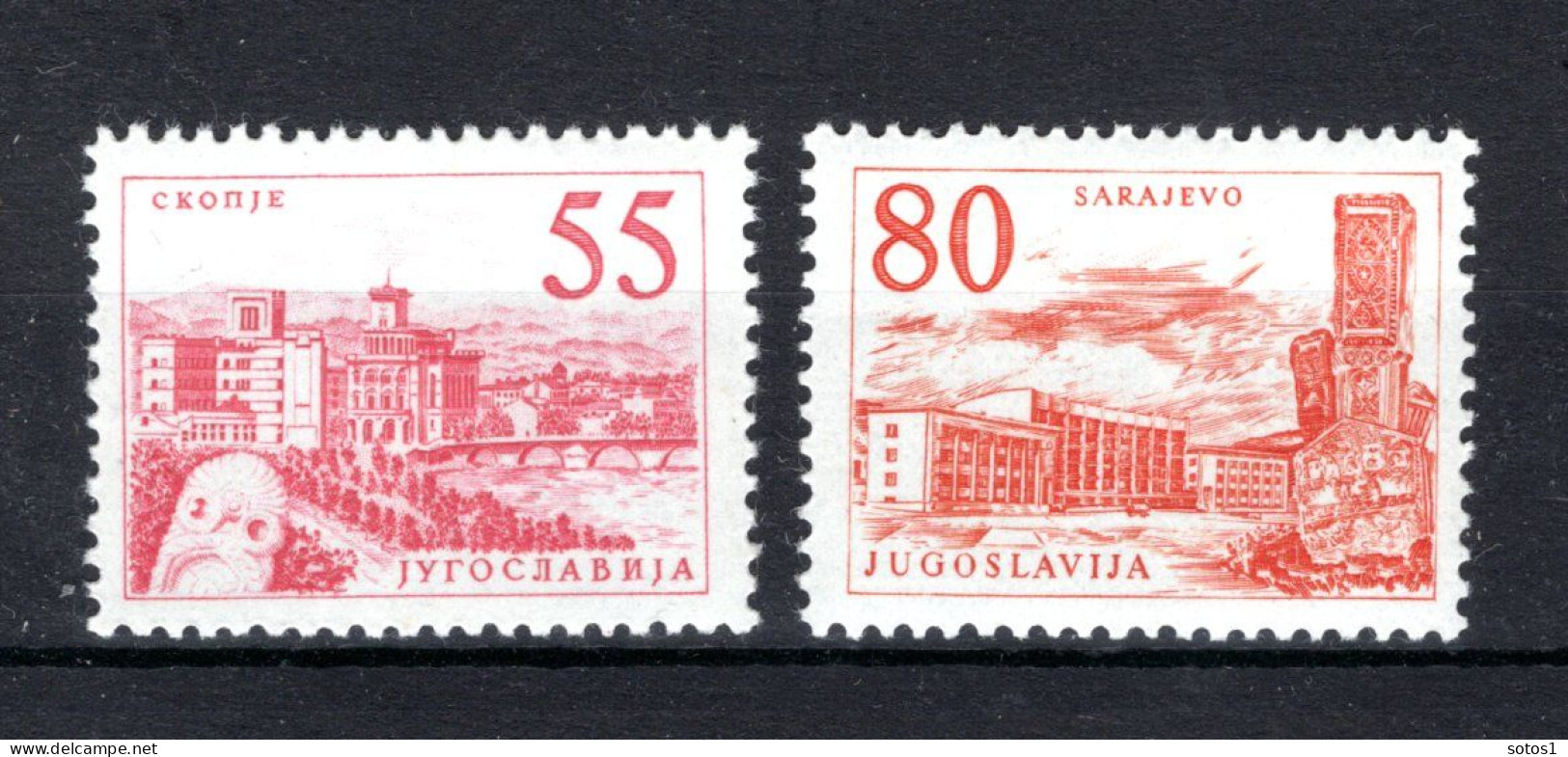 JOEGOSLAVIE Yt. 797/798 MNH 1959 - Unused Stamps