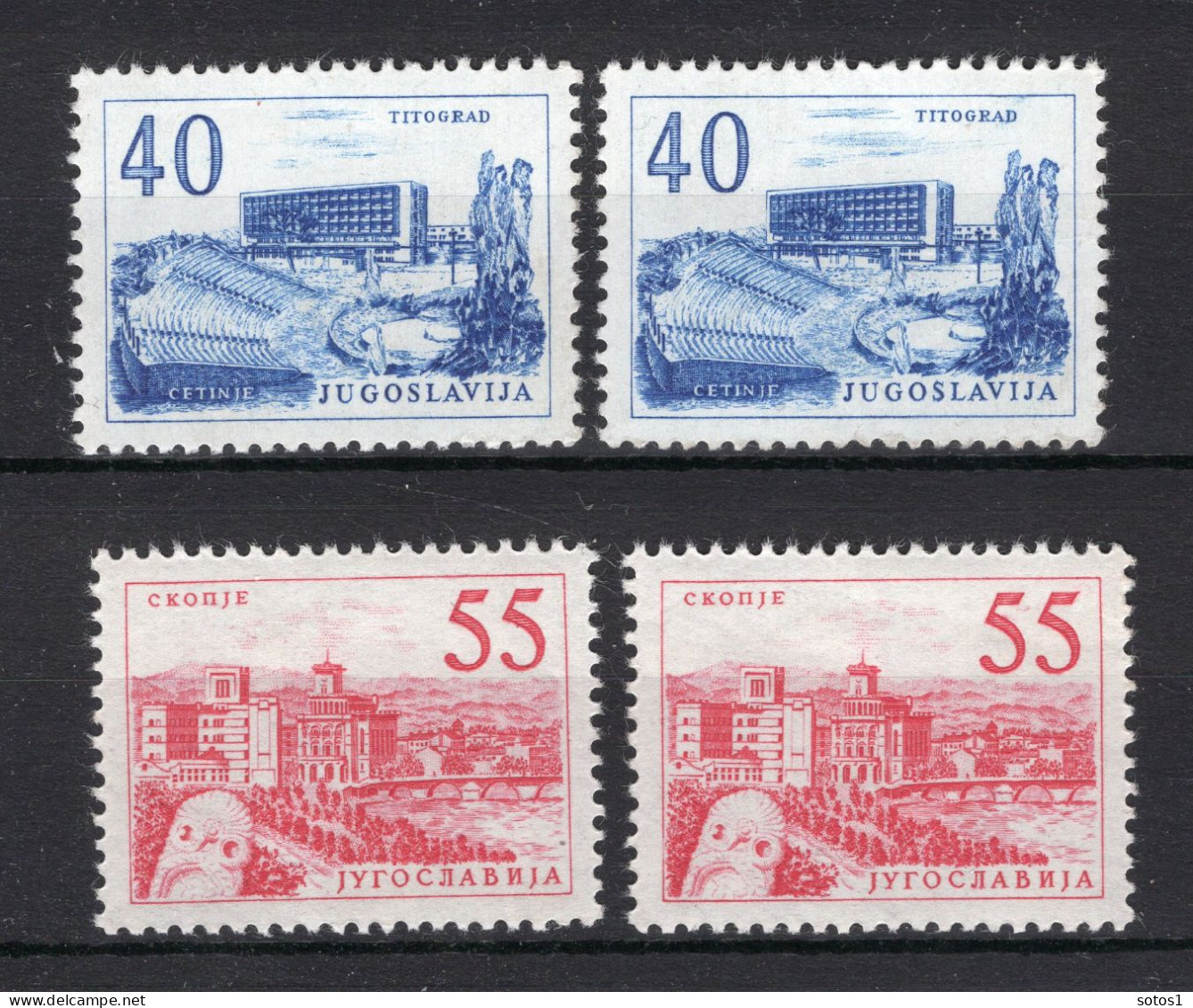 JOEGOSLAVIE Yt. 796/797 MNH 1959 - Unused Stamps