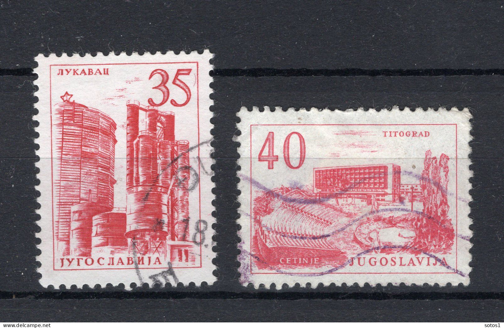 JOEGOSLAVIE Yt. 763/764° Gestempeld 1958 - Used Stamps