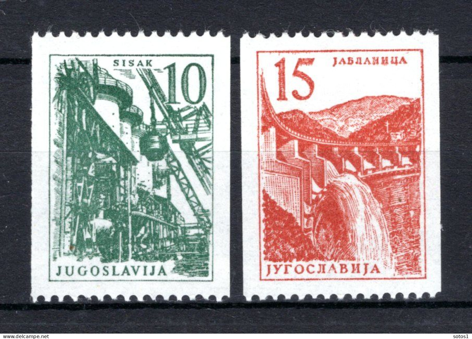 JOEGOSLAVIE Yt. 742/743 MNH 1958 - Unused Stamps