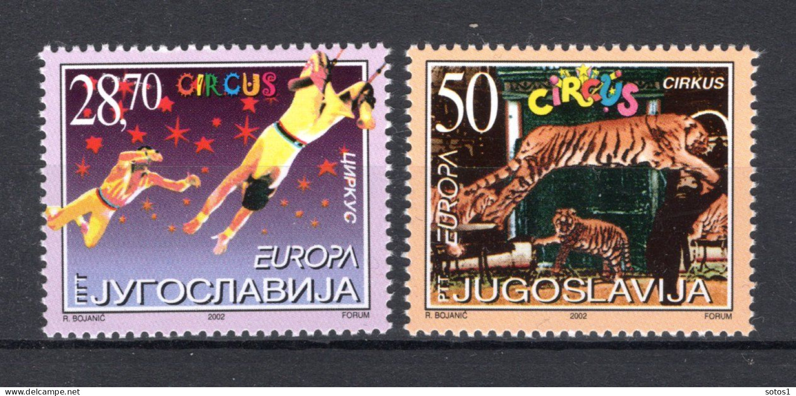 JOEGOSLAVIE Yt. 2921/2922 MNH 2002 - Unused Stamps