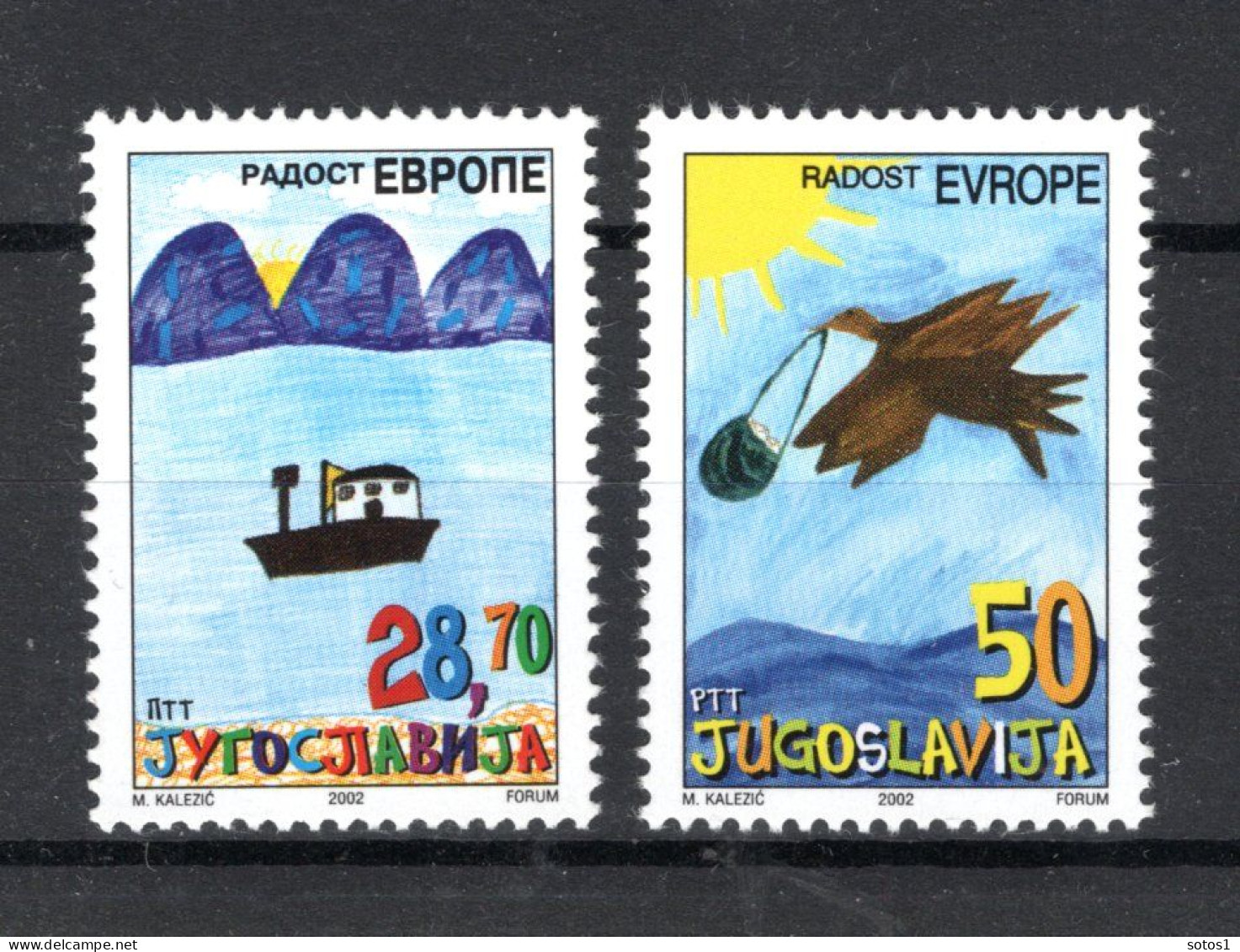 JOEGOSLAVIE Yt. 2930/2931 MNH 2002 - Unused Stamps