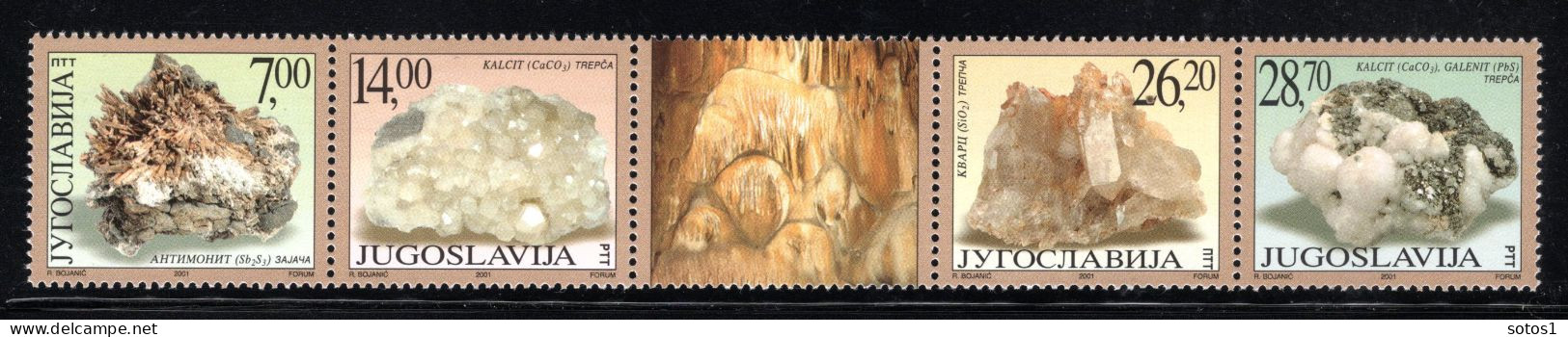 JOEGOSLAVIE Yt. 2892/2895 MNH 2001 - Unused Stamps