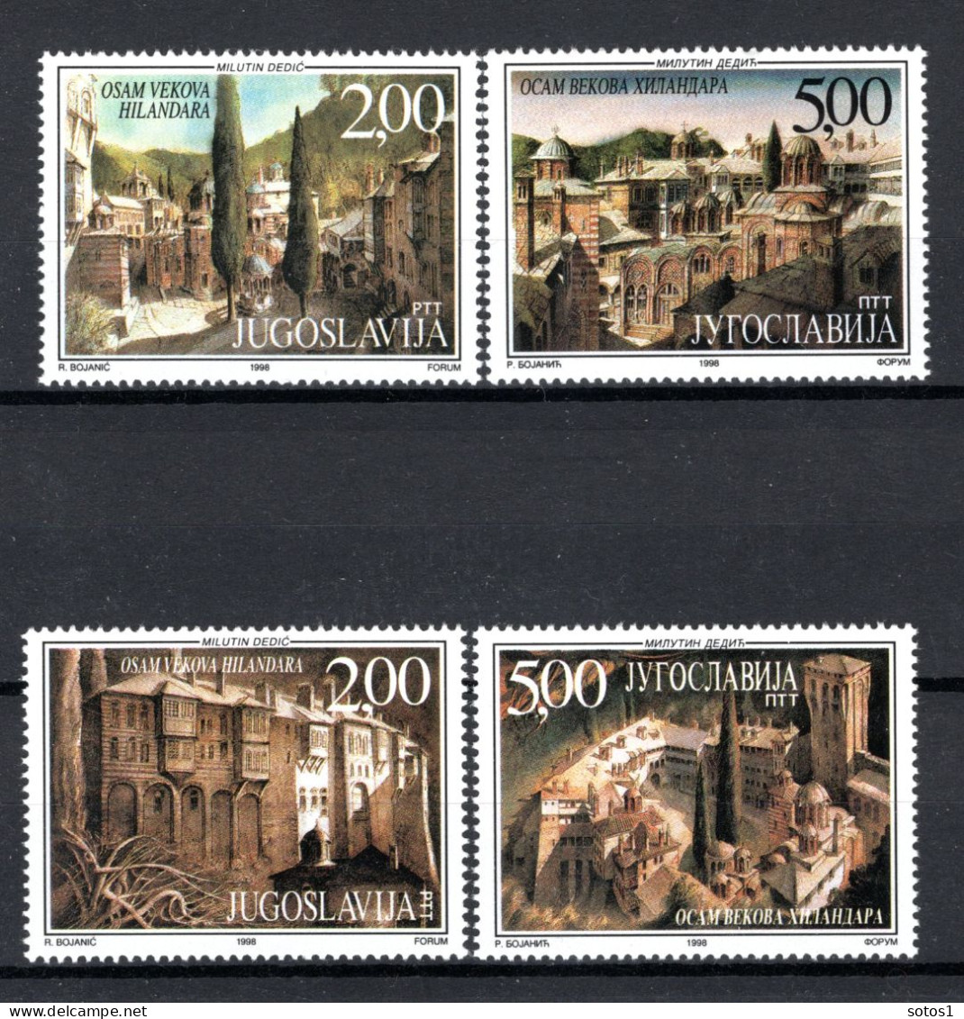 JOEGOSLAVIE Yt. 2750/2753 MNH 1998 - Neufs