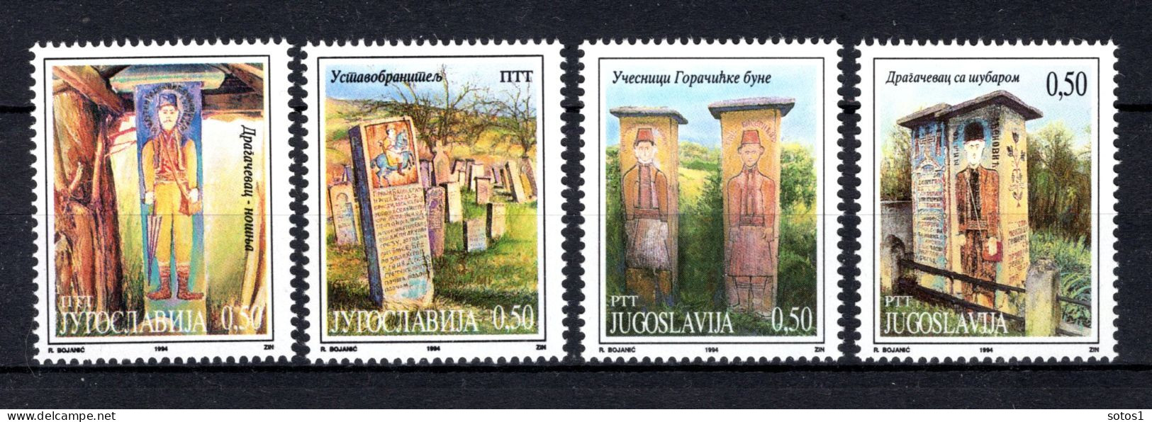 JOEGOSLAVIE Yt. 2548/2551 MNH 1994 - Unused Stamps