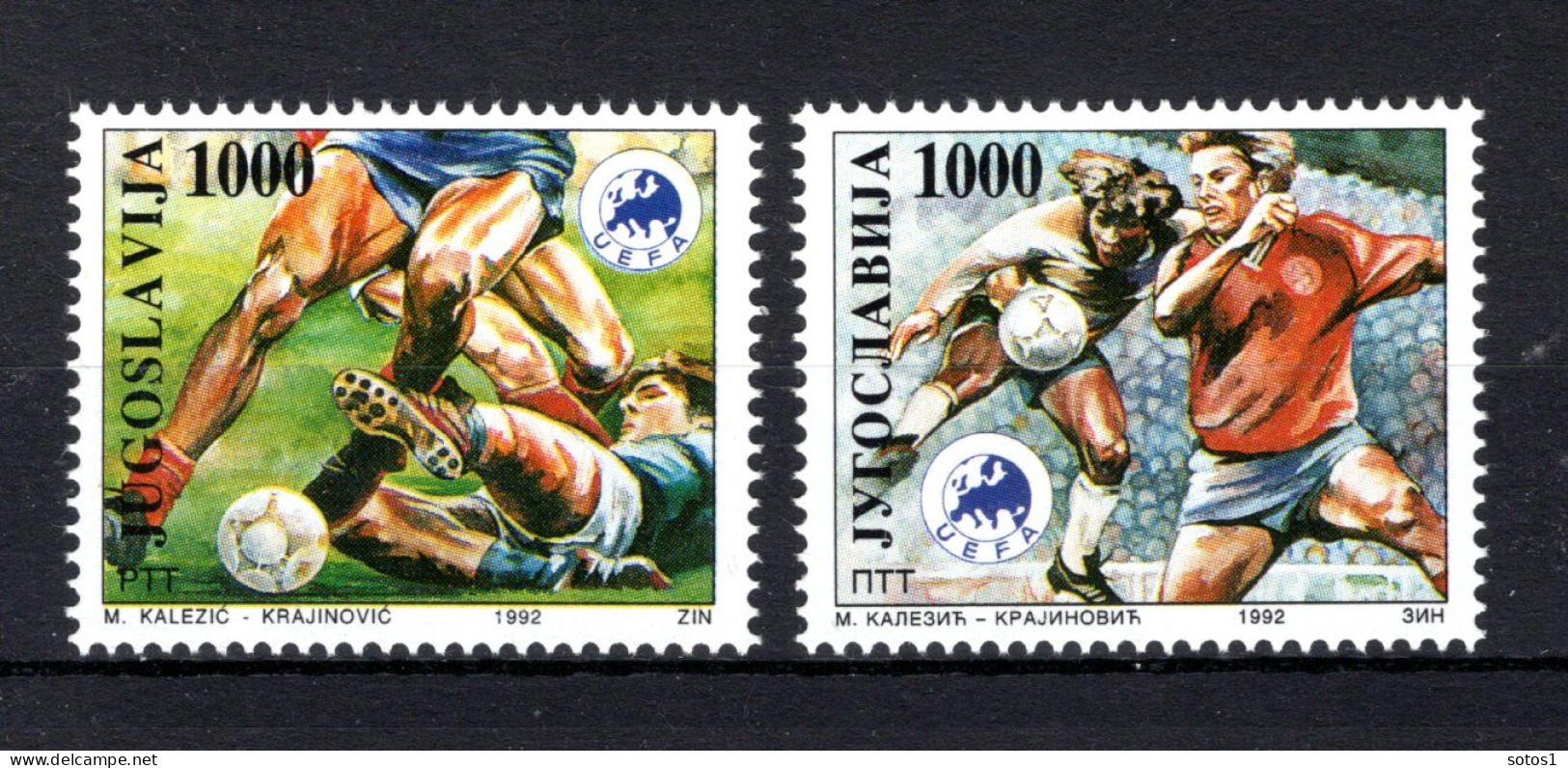 JOEGOSLAVIE Yt. 2406/2407 MNH 1992 - Unused Stamps