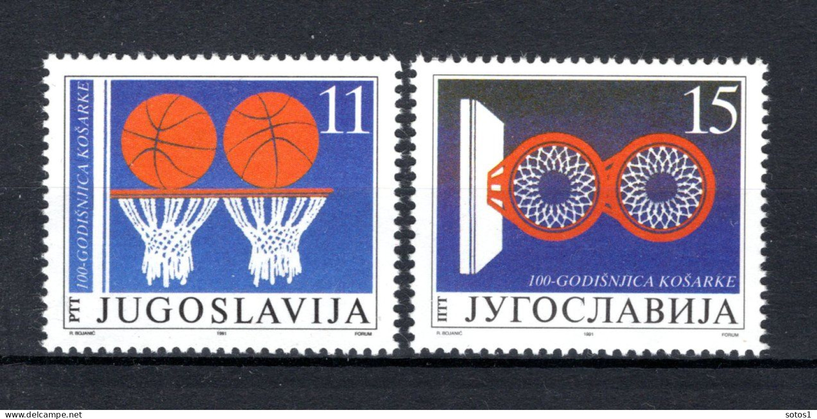 JOEGOSLAVIE Yt. 2348/2349 MNH 1991 - Neufs