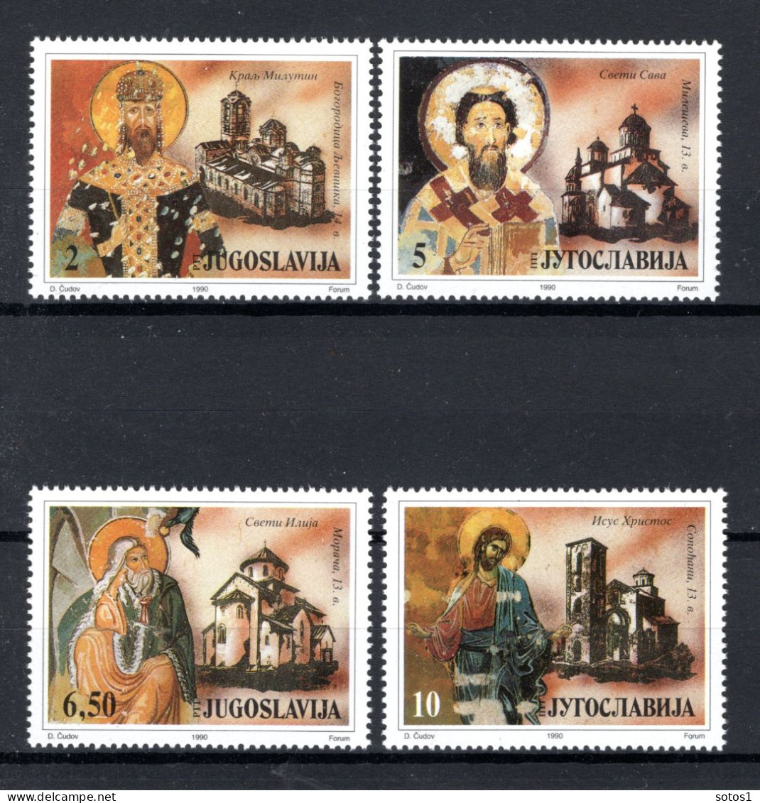 JOEGOSLAVIE Yt. 2319/2322 MNH 1990 - Unused Stamps