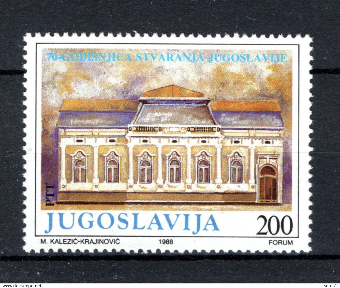 JOEGOSLAVIE Yt. 2196 MNH 1988 - Nuevos