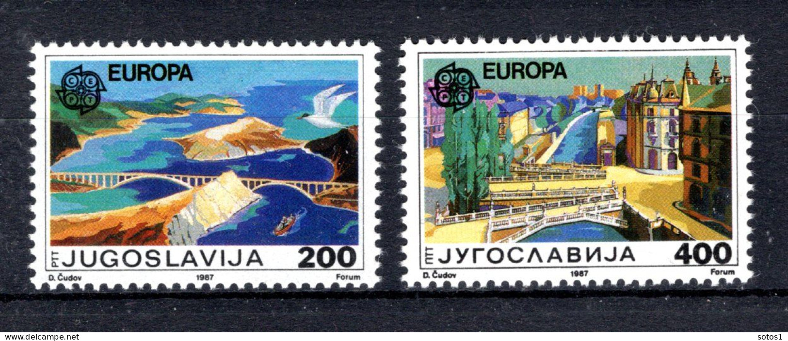 JOEGOSLAVIE Yt. 2098/2099 MNH 1987 - Unused Stamps