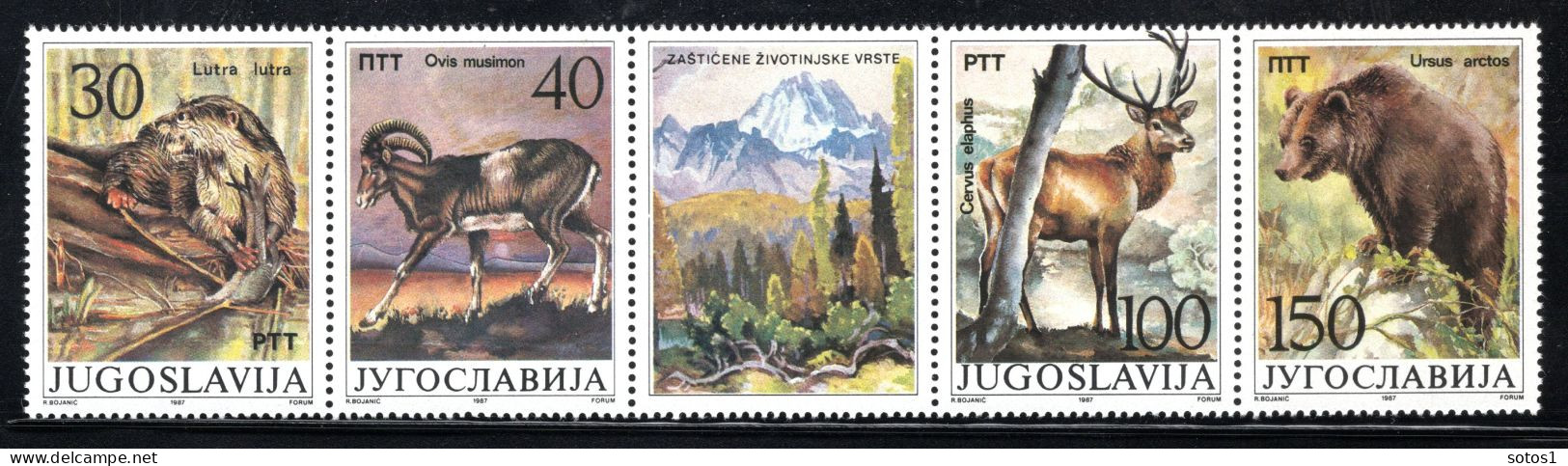 JOEGOSLAVIE Yt. 2085/2088 MNH 1987 - Unused Stamps