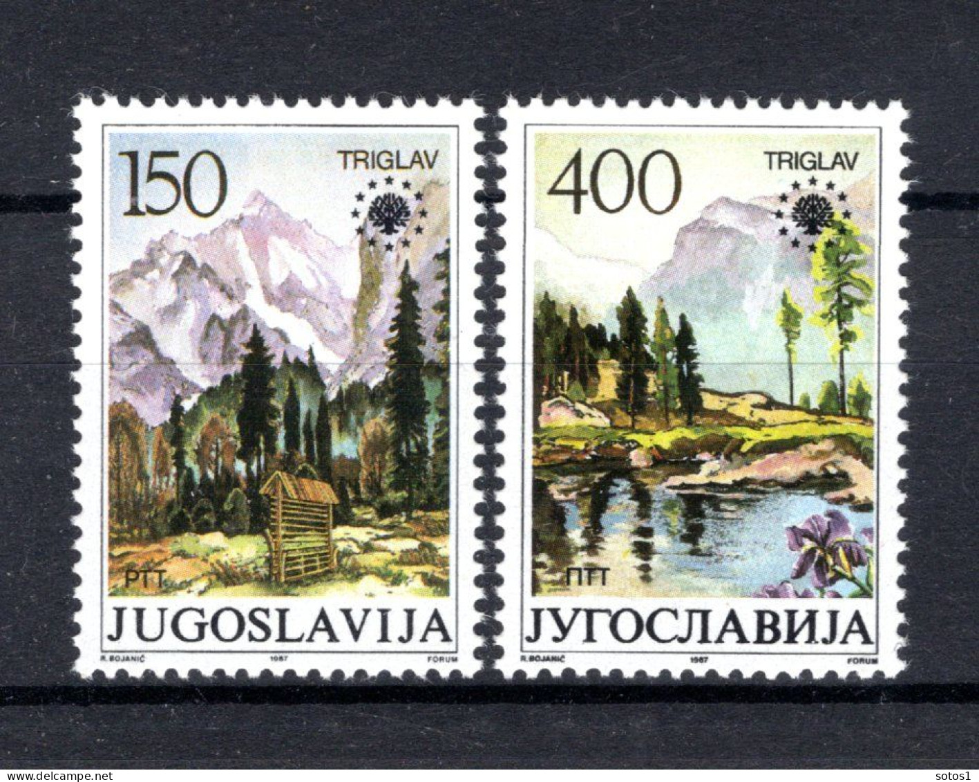 JOEGOSLAVIE Yt. 2090/2091 MNH 1987 - Unused Stamps