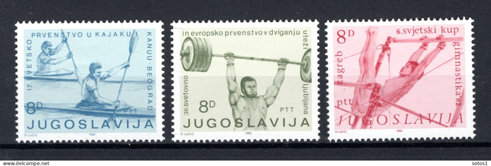 JOEGOSLAVIE Yt. 1819/1821 MNH 1982 - Unused Stamps