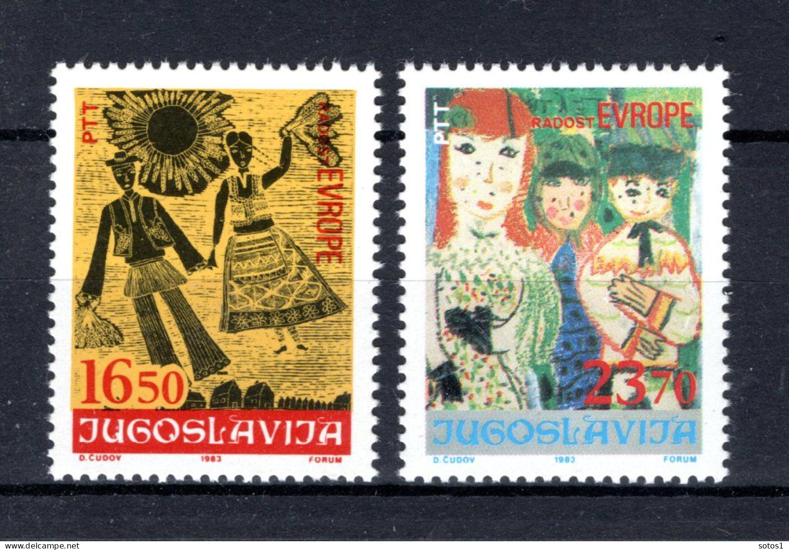 JOEGOSLAVIE Yt. 1885/1886 MNH 1983 - Unused Stamps
