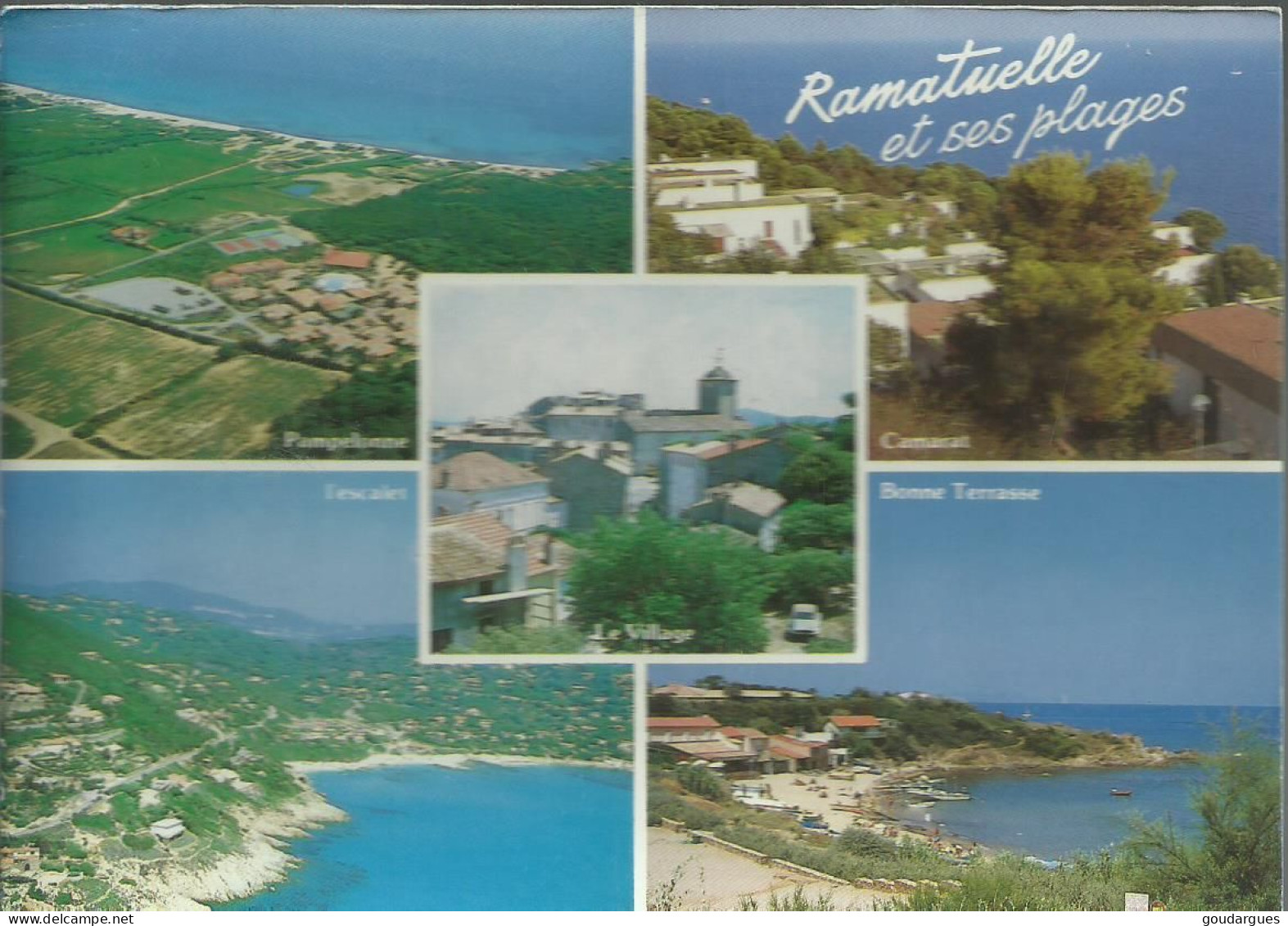 Ramatuelle - Le Village Et Ses Plages - Multivues - Flamme Datée 20-7-99 De Ramatuelle - (P) - Ramatuelle