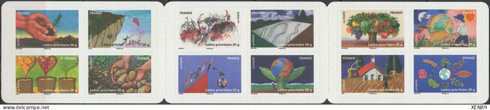 2011 - BC 526 Neuf ** - Fête Du Timbre - Le Timbre Fête La Terre - Unused Stamps