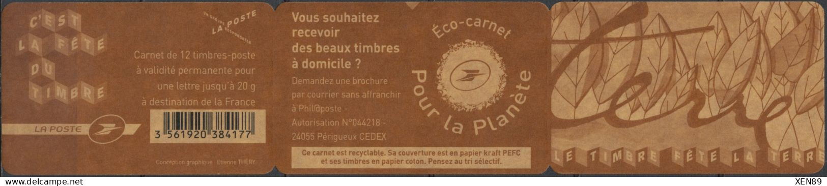 2011 - BC 526 Neuf ** - Fête Du Timbre - Le Timbre Fête La Terre - Unused Stamps