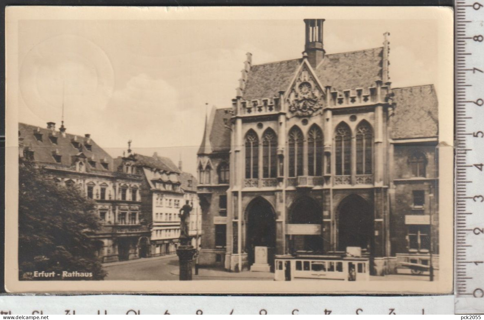 ERFURT - Rathaus , Gelaufen 1956 (AK 5037) Günstige Versandkosten - Erfurt