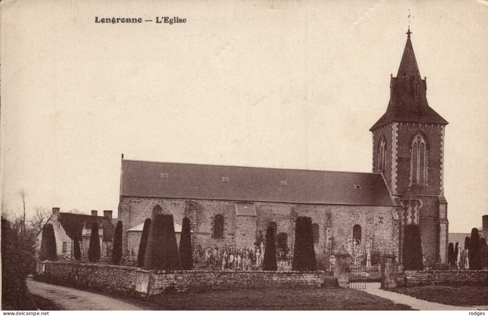 50 , Cpa LANGRONNE , L'Eglise (15275.V24) - Other & Unclassified