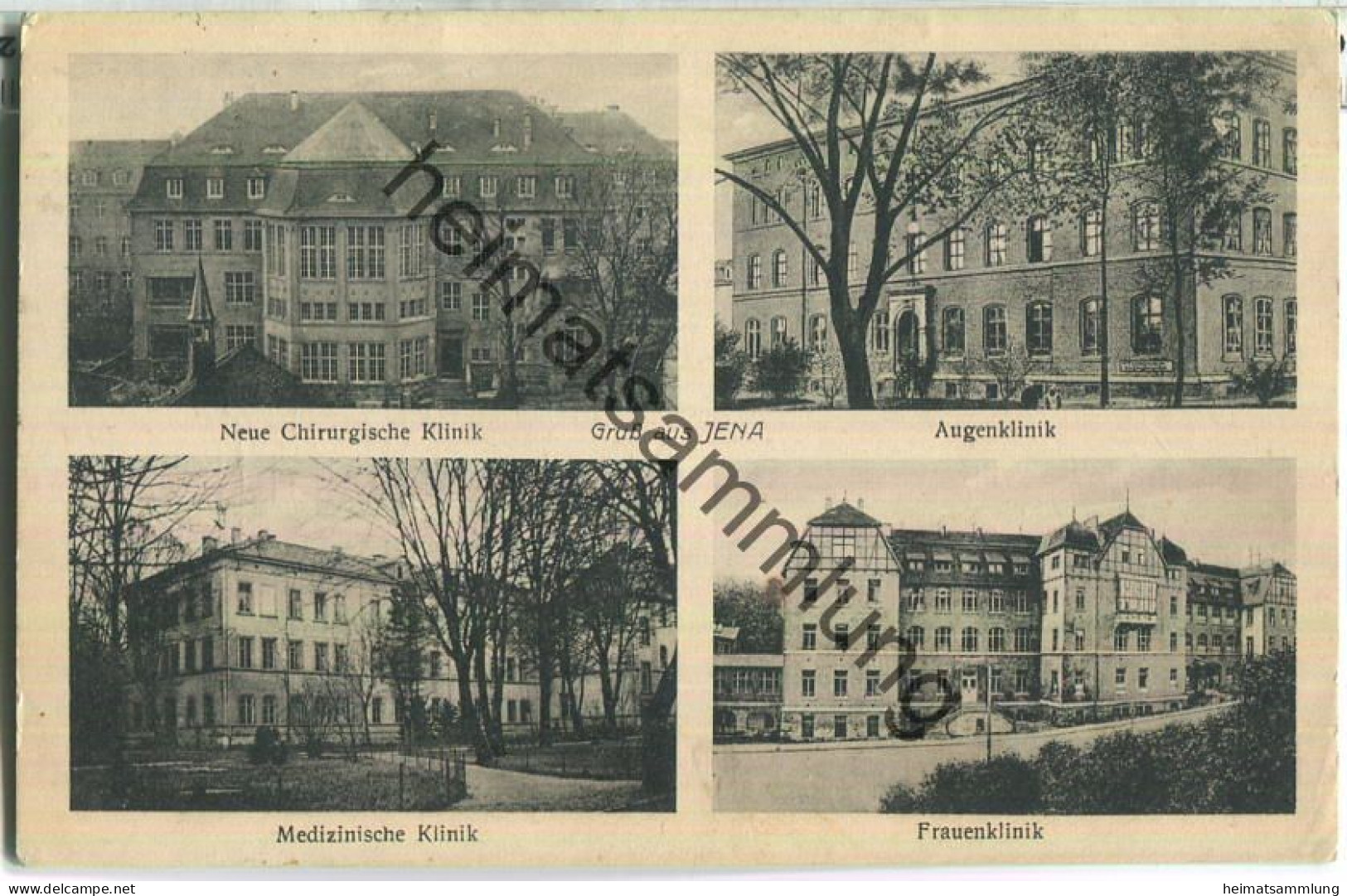 Jena - Medizinische Kliniken - Verlag W. H. Heinecke Jena - Jena