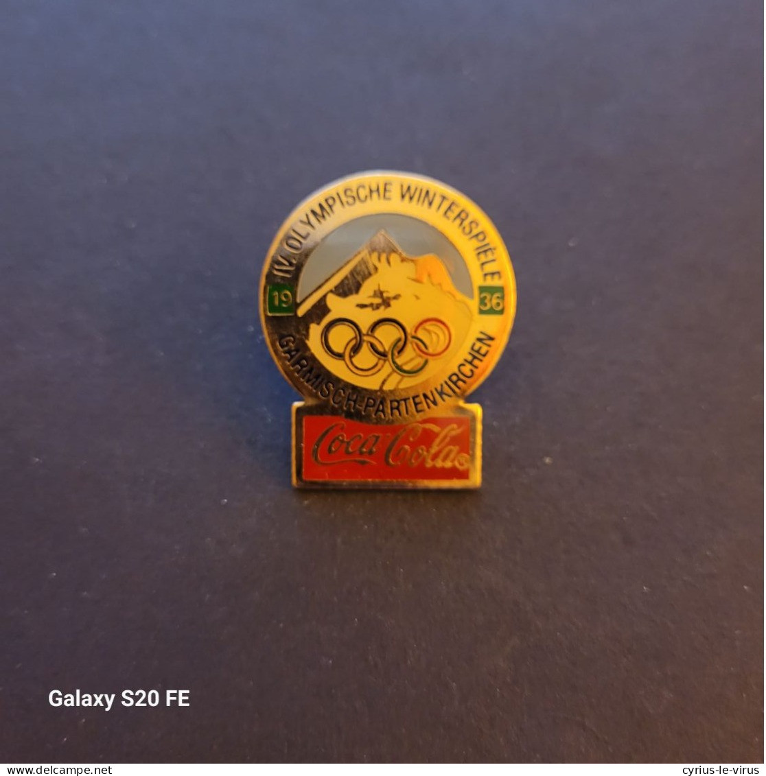 Pin's  **  Jeux Olympiques D'hiver ** Garmisch-Partenkirchen 1936 - Jeux Olympiques