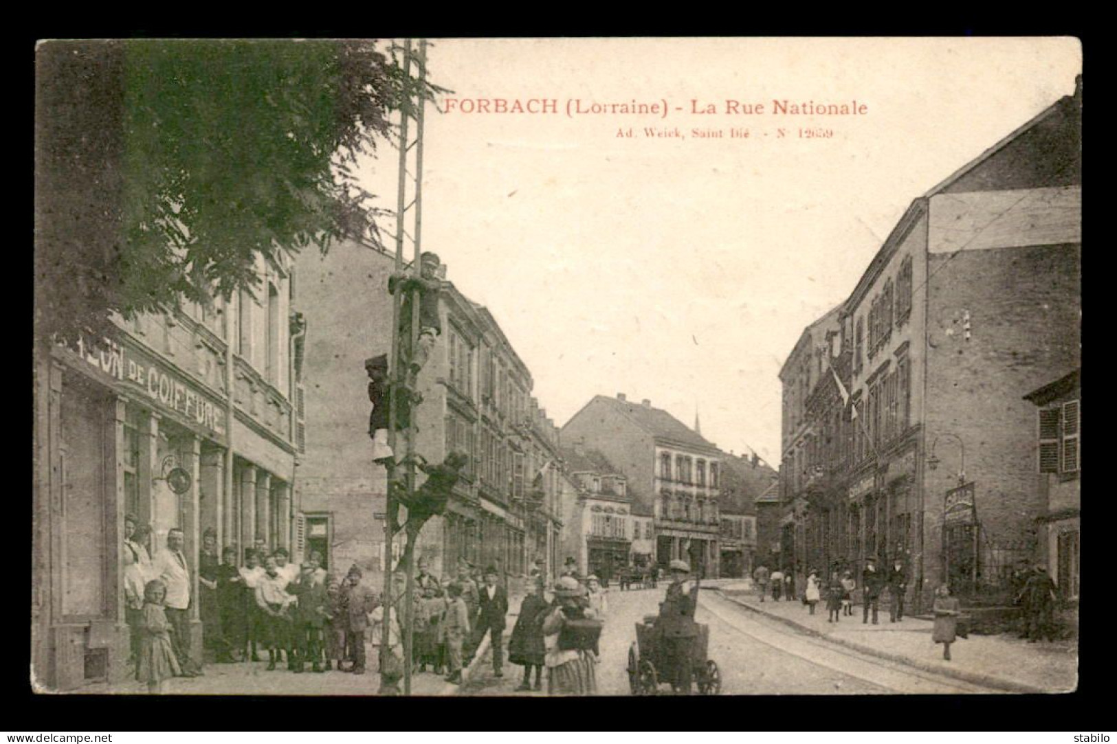 57 - FORBACH - LA RUE NATIONALE - Forbach