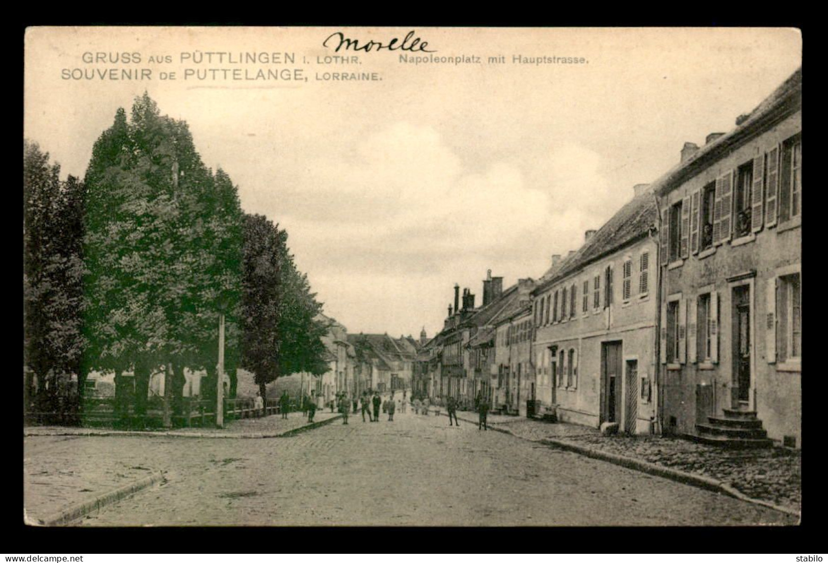 57 - PUTTELANGE - PUTTLINGEN - NAPOLEONPLATZ MIT HAUPTSTRASSE - Puttelange