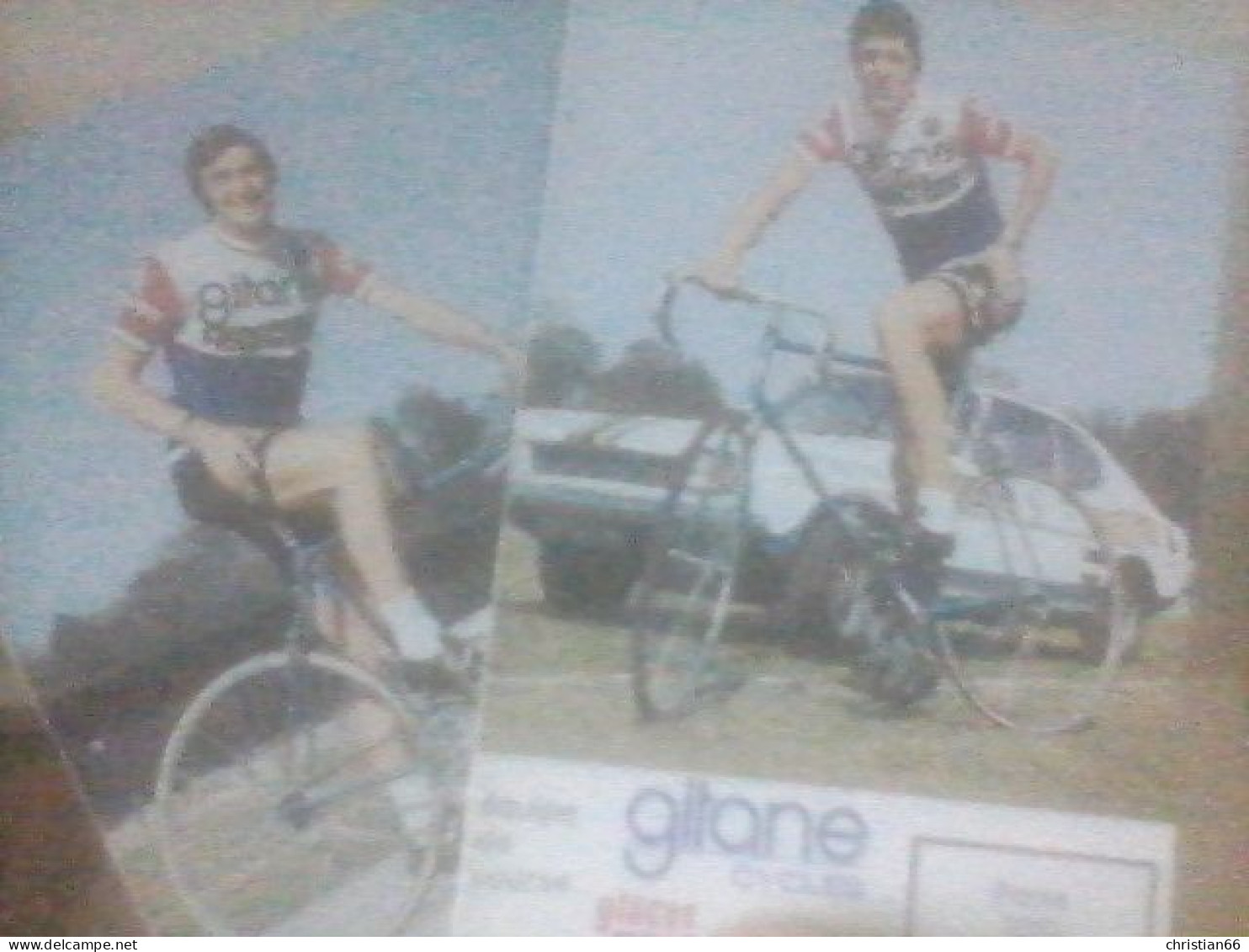 CYCLISME  - WIELRENNEN- CICLISMO : 2 CARTES FRANCIS CAMPANER + PIERRE TOSI 1973 - Wielrennen