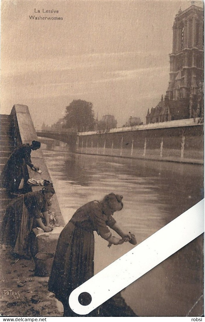 75 Paris Ignoré, édition Patras, Le Long De La Seine, 162, La Lessive, D5353 - The River Seine And Its Banks