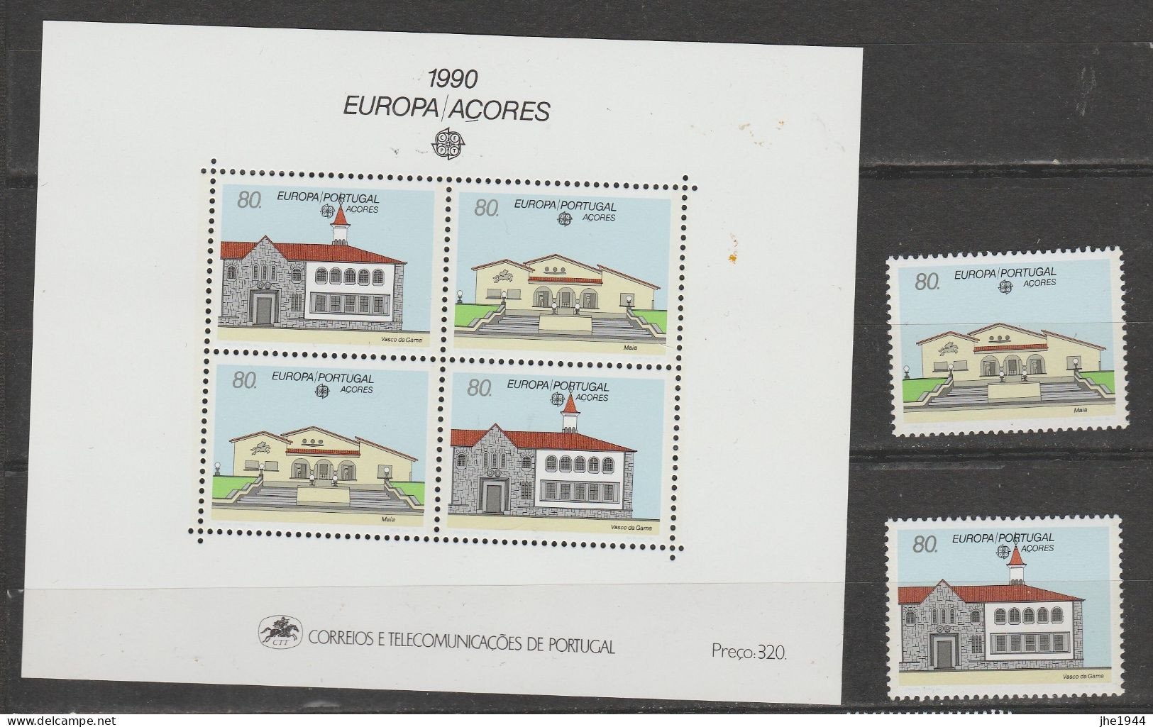 Europa 1990 Etablissements Postaux Voir Liste Des Timbres à Vendre ** - 1990