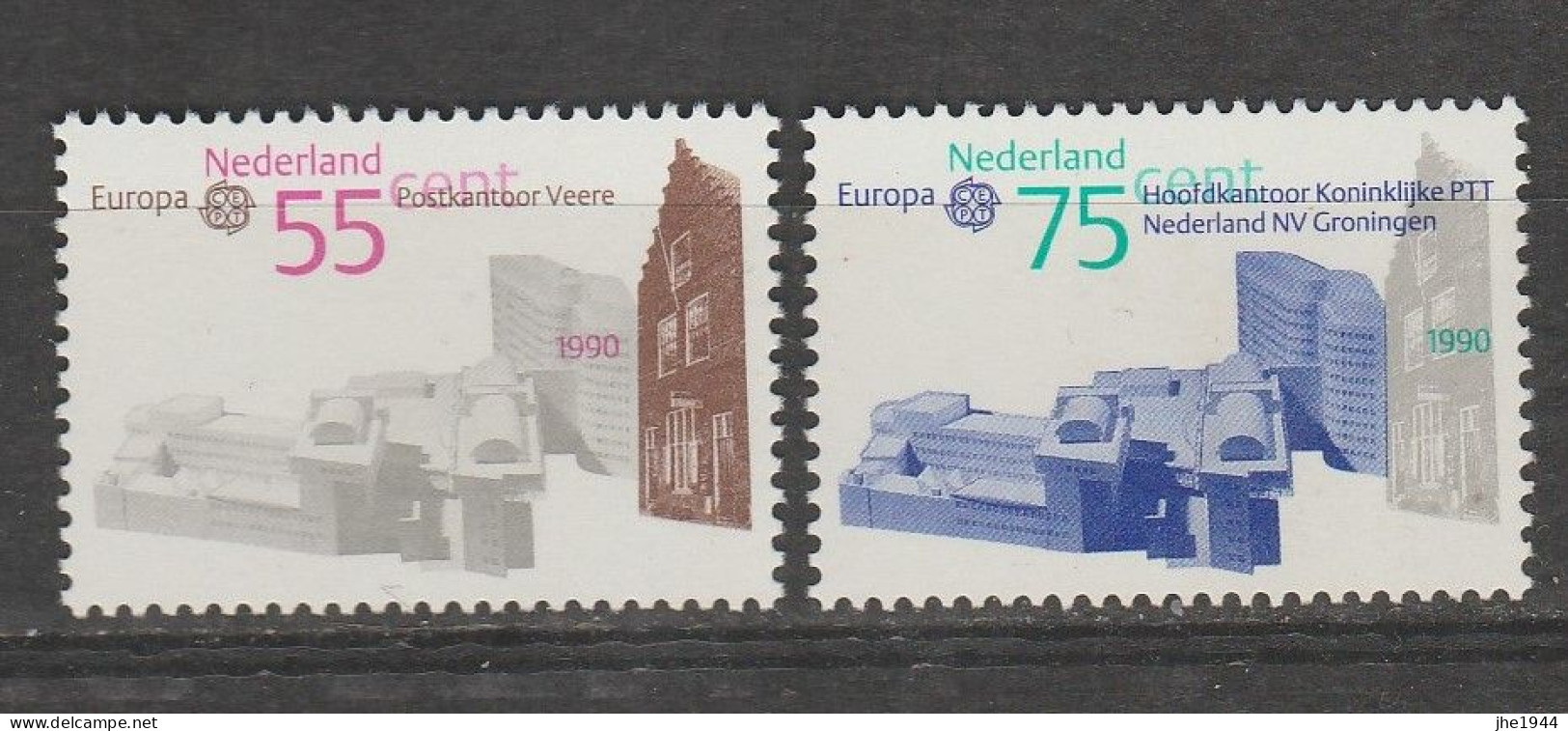 Europa 1990 Etablissements postaux Voir liste des timbres à vendre **