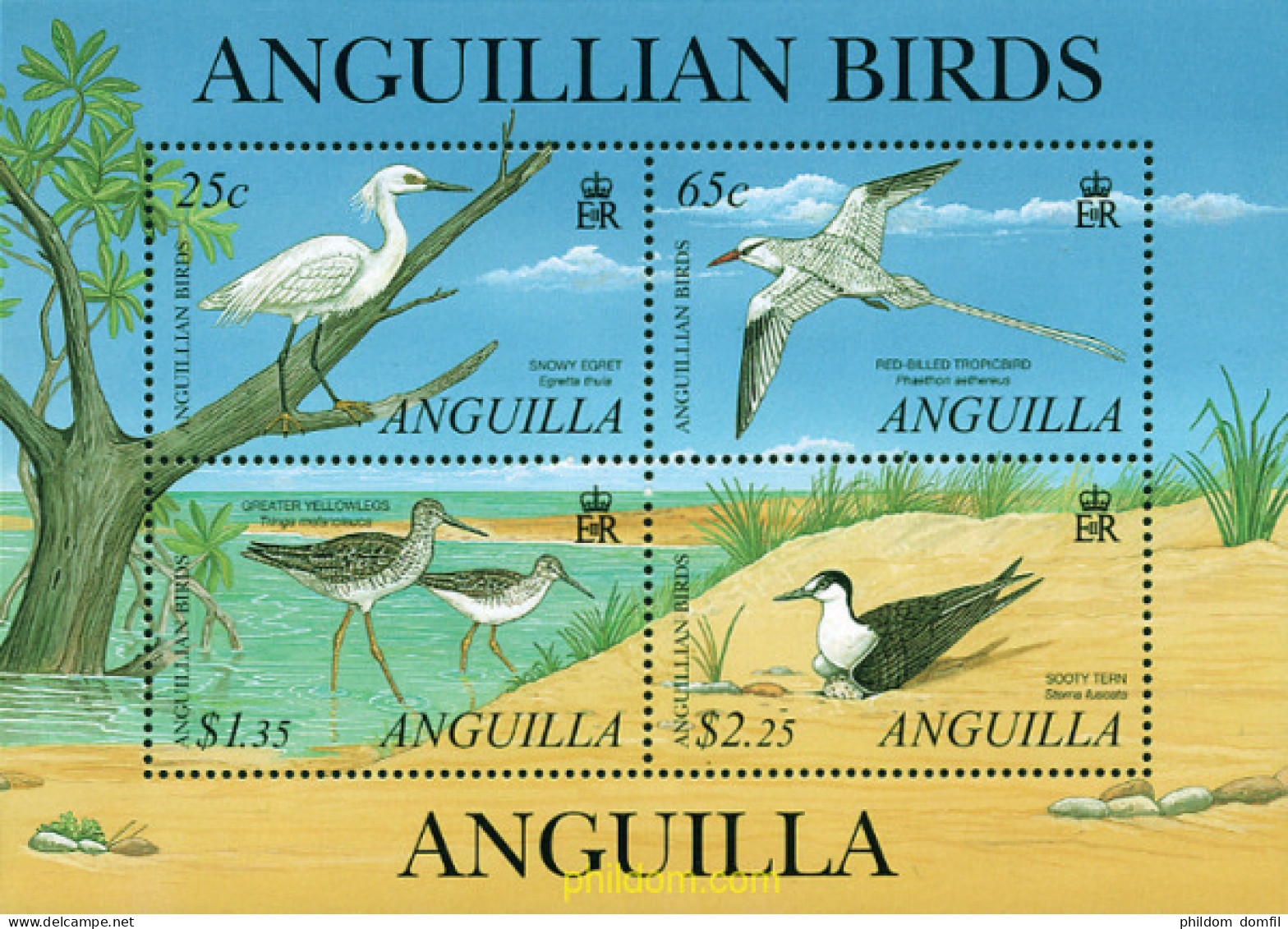 98031 MNH ANGUILLA 2001 AVES - Anguilla (1968-...)