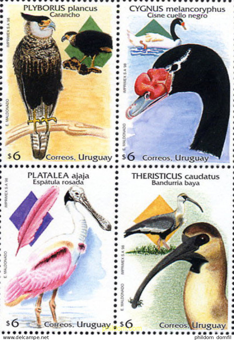 179458 MNH URUGUAY 1998 AVES - Uruguay