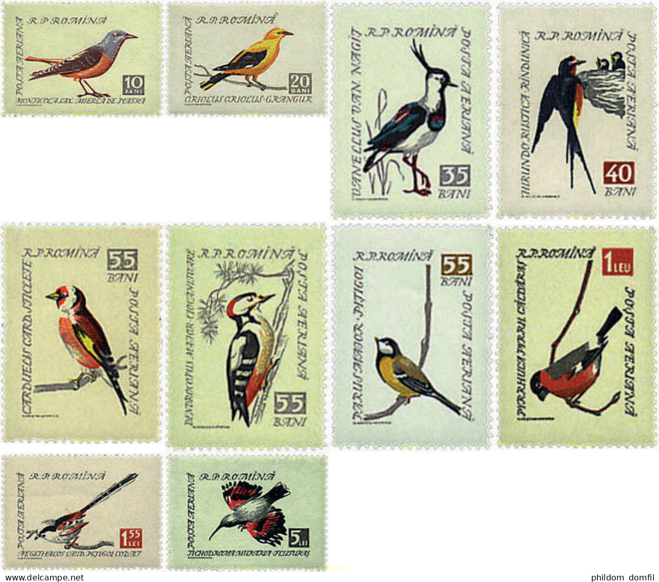 61878 MNH RUMANIA 1959 AVES - Other & Unclassified