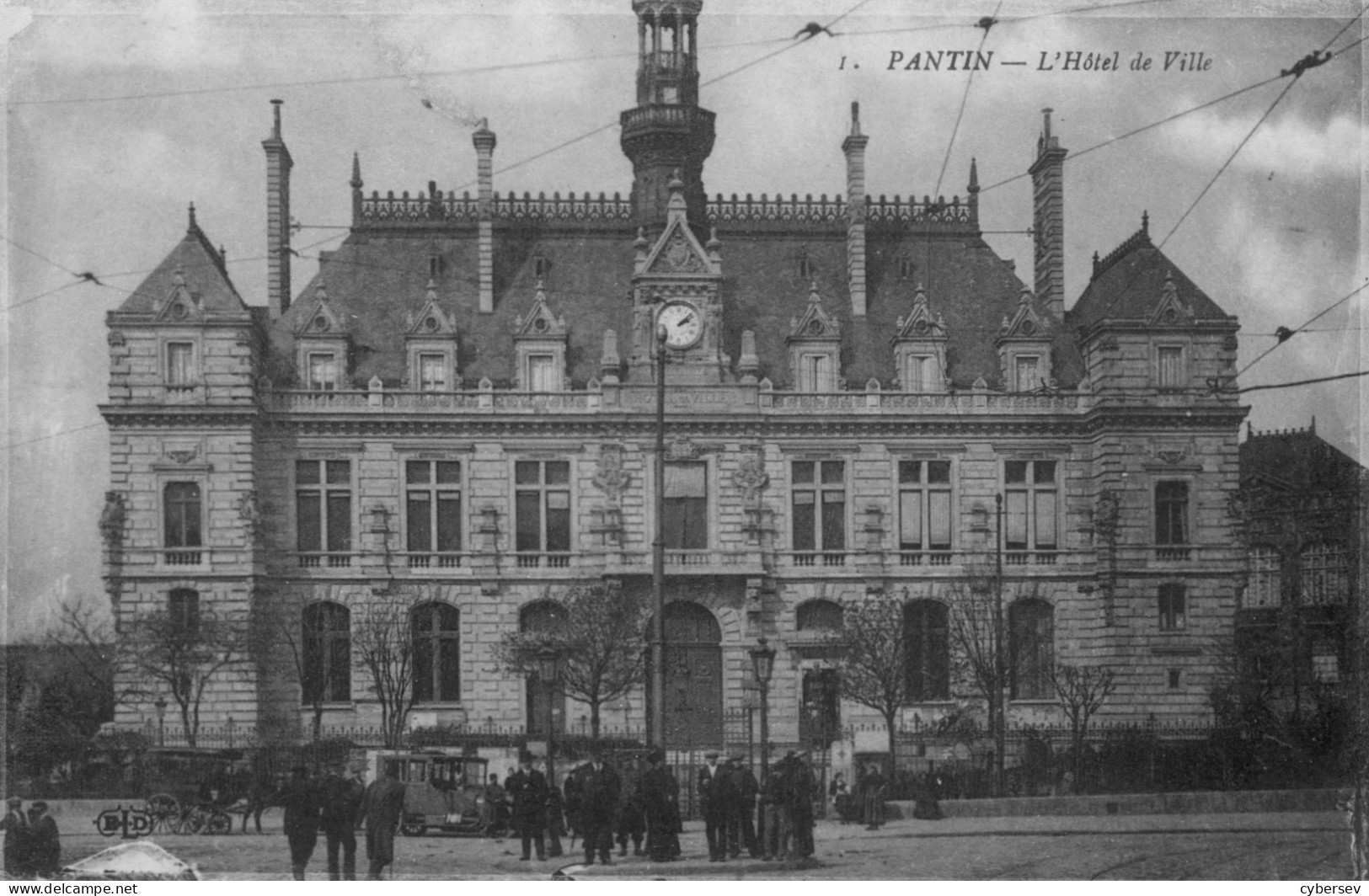 PANTIN - L'Hôtel De Ville - Animé - Pantin