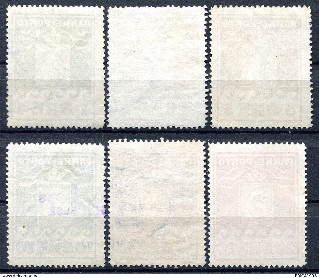 Z3784 GROENLANDIA 1916 Pacchi Postali CU 4-9, Serie Completa Usata, Valore Di Catalogo € 500, Ottime Condizioni - Pacchi Postali