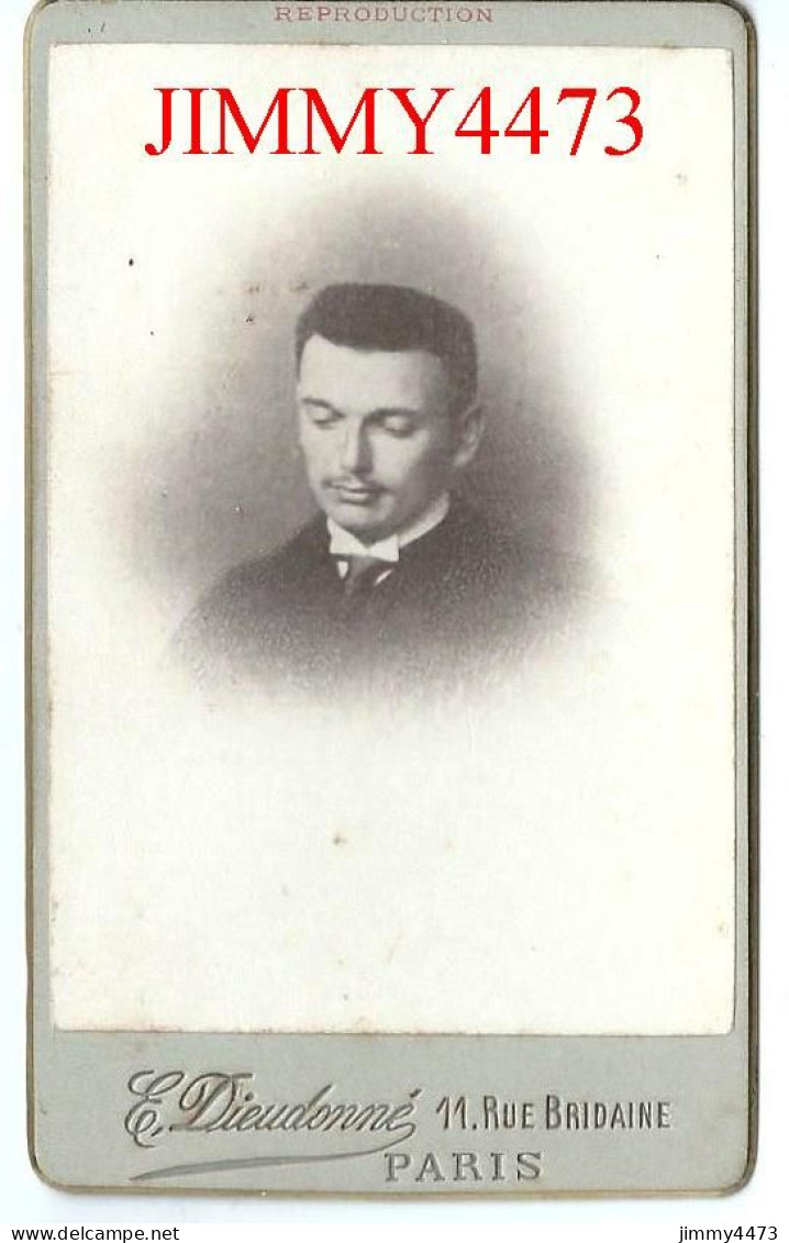 CARTE CDV - Phot. E. Dieudonné Paris - Portrait D'un Jeune Homme à Identifier - Tirage Aluminé 19 ème - Anciennes (Av. 1900)