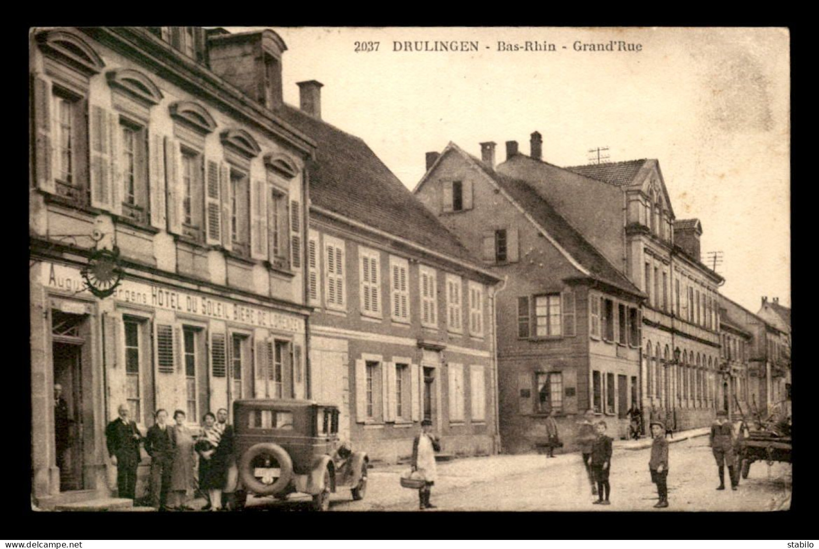 67 - DRULINGEN - GRANDE RUE - HOTEL DU SOLEIL - Drulingen