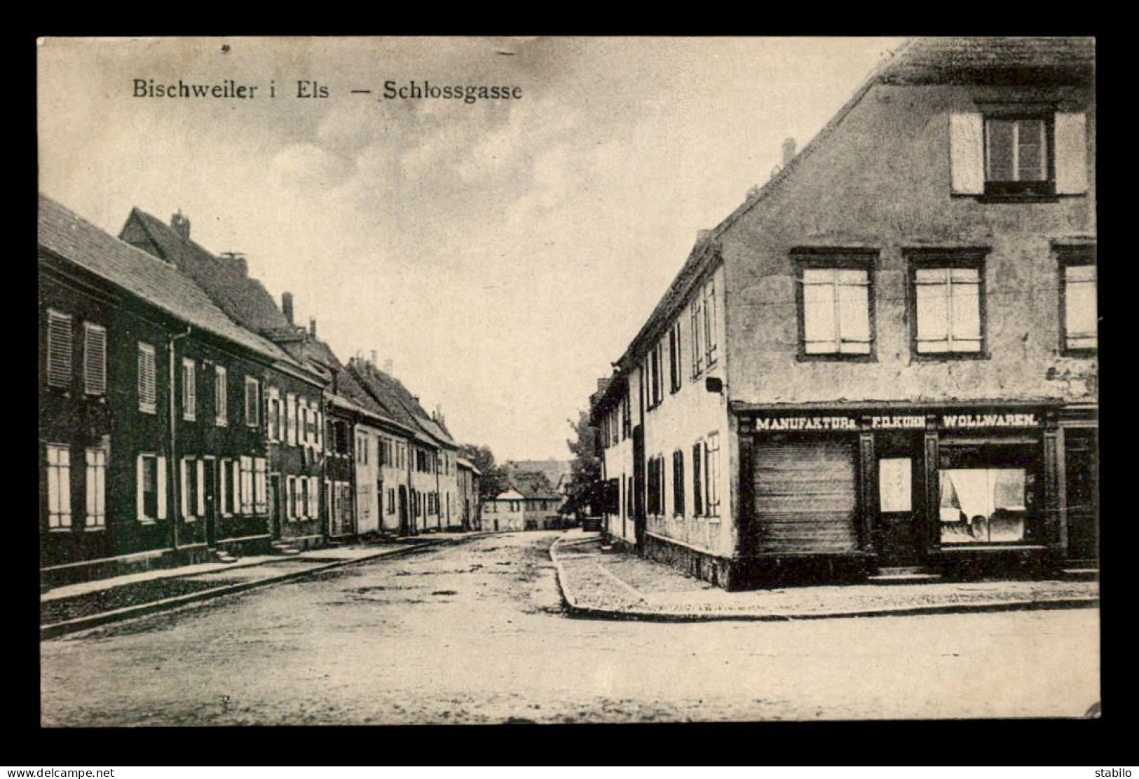 67 - BISCHWILLER - BISCHWEILER - SCHLOSSGASSE - MAGASIN F. D. KUHN - Bischwiller