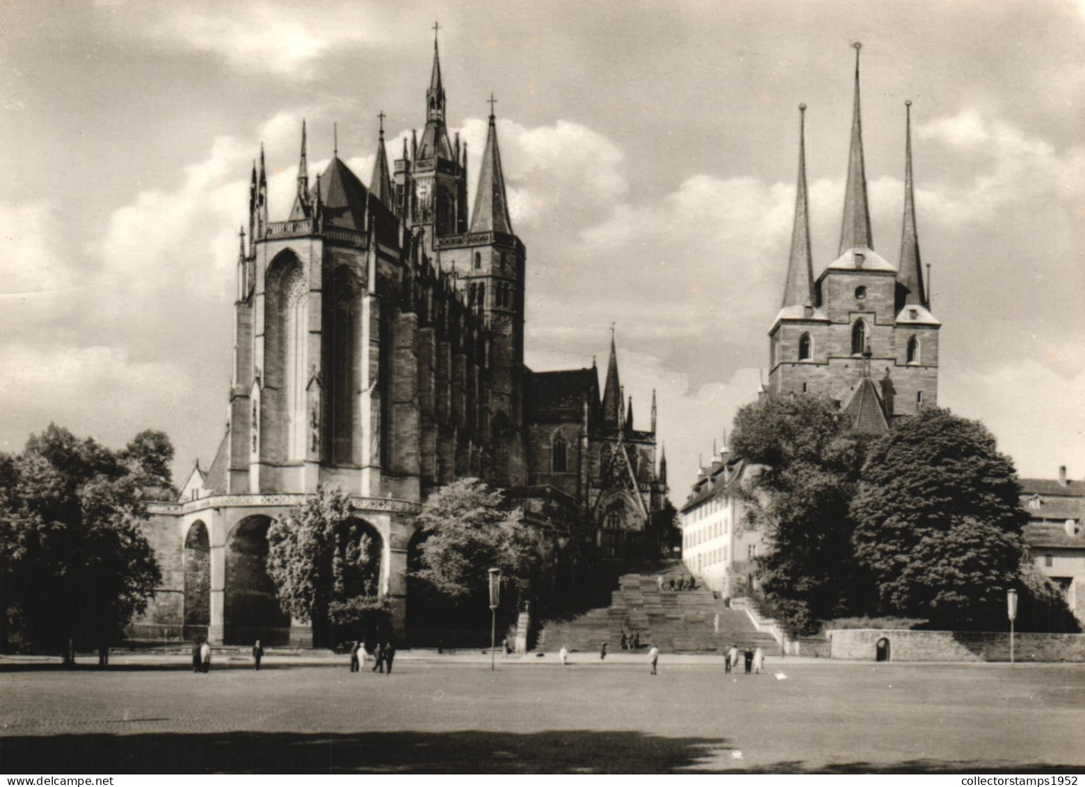 ERFURT, THURINGIA, CHURCH, ARCHITECTURE, GERMANY, POSTCARD - Erfurt