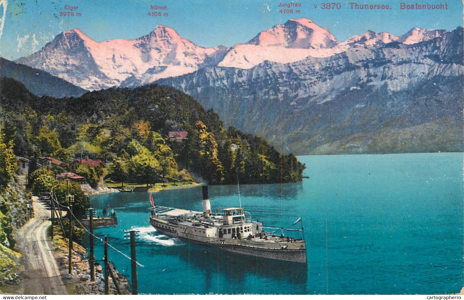 Postcard Switzerland Thunersee Beatenbucht - Other & Unclassified