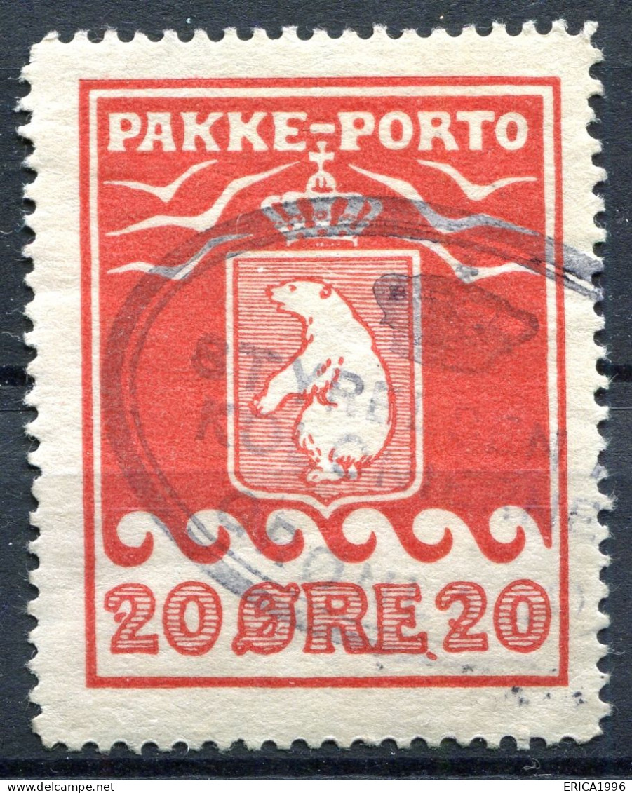 Z3785 GROENLANDIA 1916 Pacchi Postali CU 9a Usato, Carta Spessa, Valore Di Catalogo € 148, Ottime Condizioni - Pacchi Postali